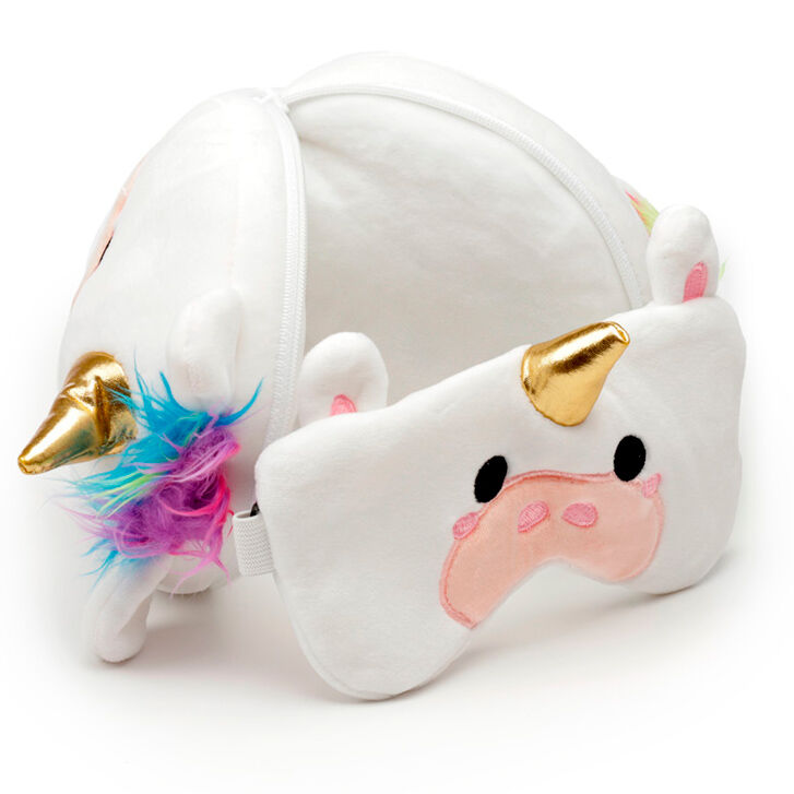 Imagen 3 - Almohada Viaje Antifaz Unicornio Relaxeazzz