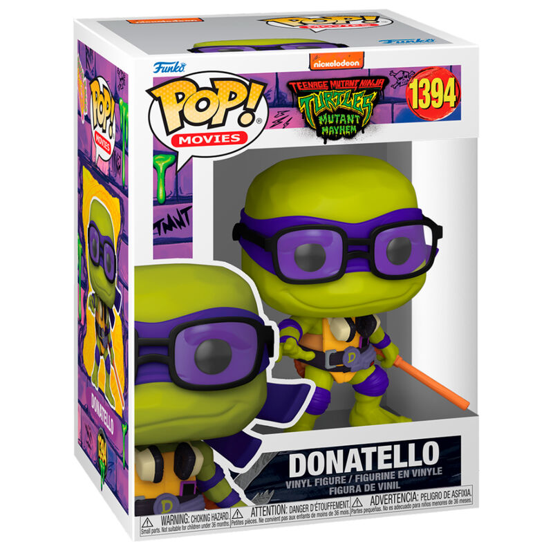 Imagen de Figura Pop Tortugas Ninja Donatello parte de nuestra colección en Espadas y más, sitio oficial.