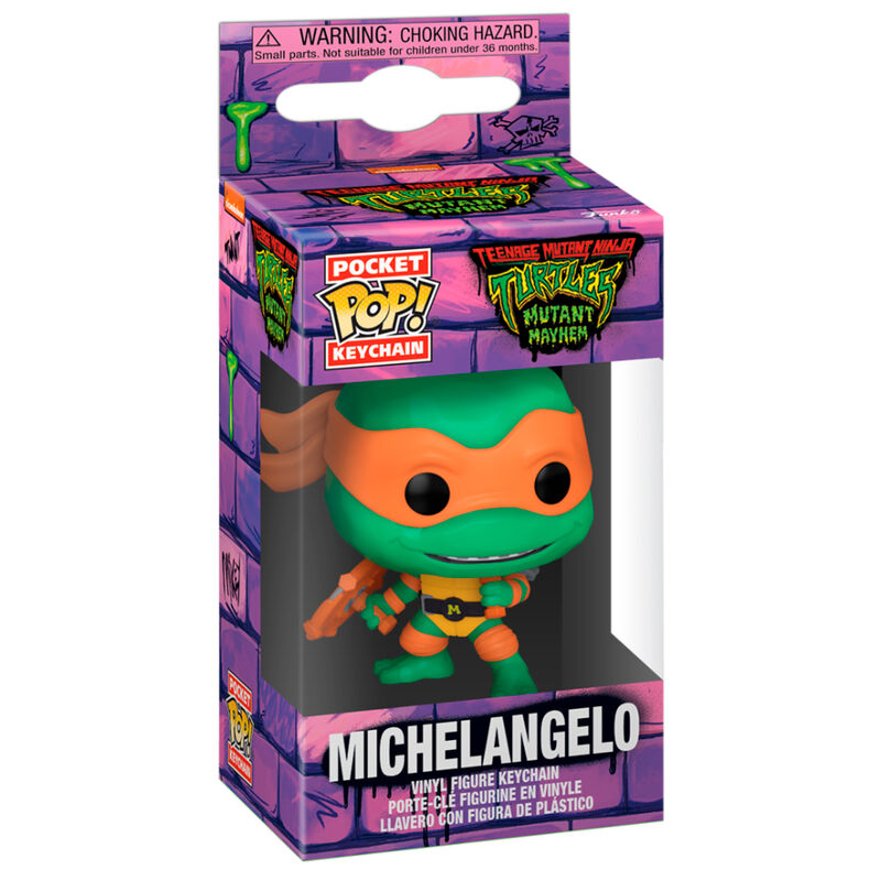 Imagen 1 - Llavero Pocket Pop Tortugas Ninja Michelangelo