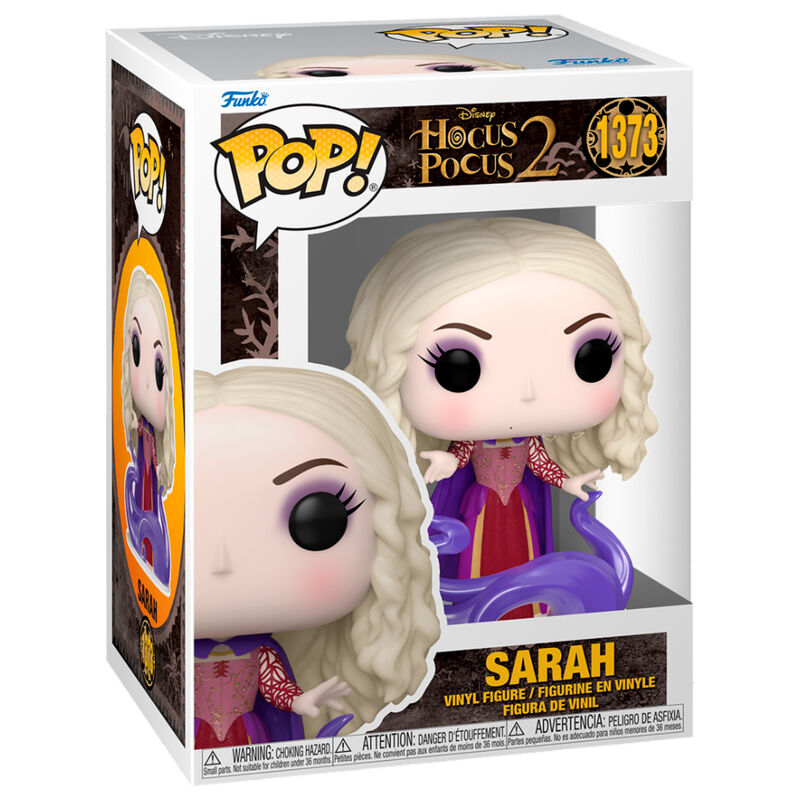 Imagen de Figura Pop Disney Hocus Pocus 2 Sarah parte de nuestra colección en Espadas y más, sitio oficial.