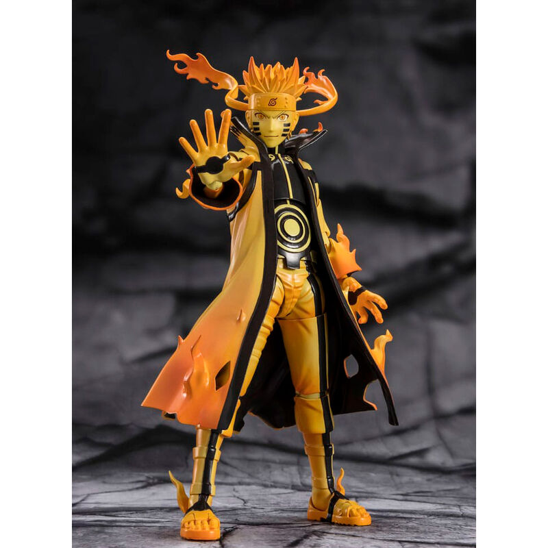 Imagen 2 - Figura Sh Figuarts Naruto Uzumaki Kurama Link Mode Courageous Strength That Binds Naruto Shippuden 15Cm