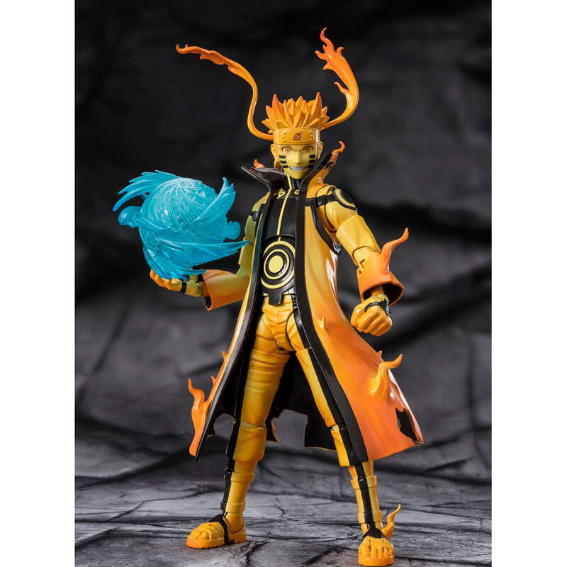 Imagen 3 - Figura Sh Figuarts Naruto Uzumaki Kurama Link Mode Courageous Strength That Binds Naruto Shippuden 15Cm
