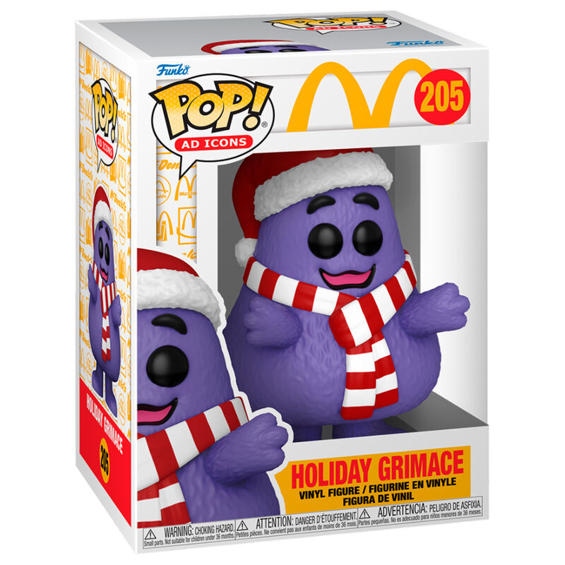 Imagen de Figura Pop Mcdonalds Holiday Grimace parte de nuestra colección en Espadas y más, sitio oficial.