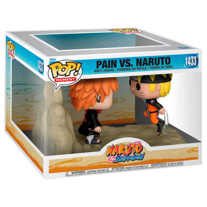 Imagen de Figura Pop Moment Naruto Shippuden Pain Vs Naruto parte de nuestra colección en Espadas y más, sitio oficial.