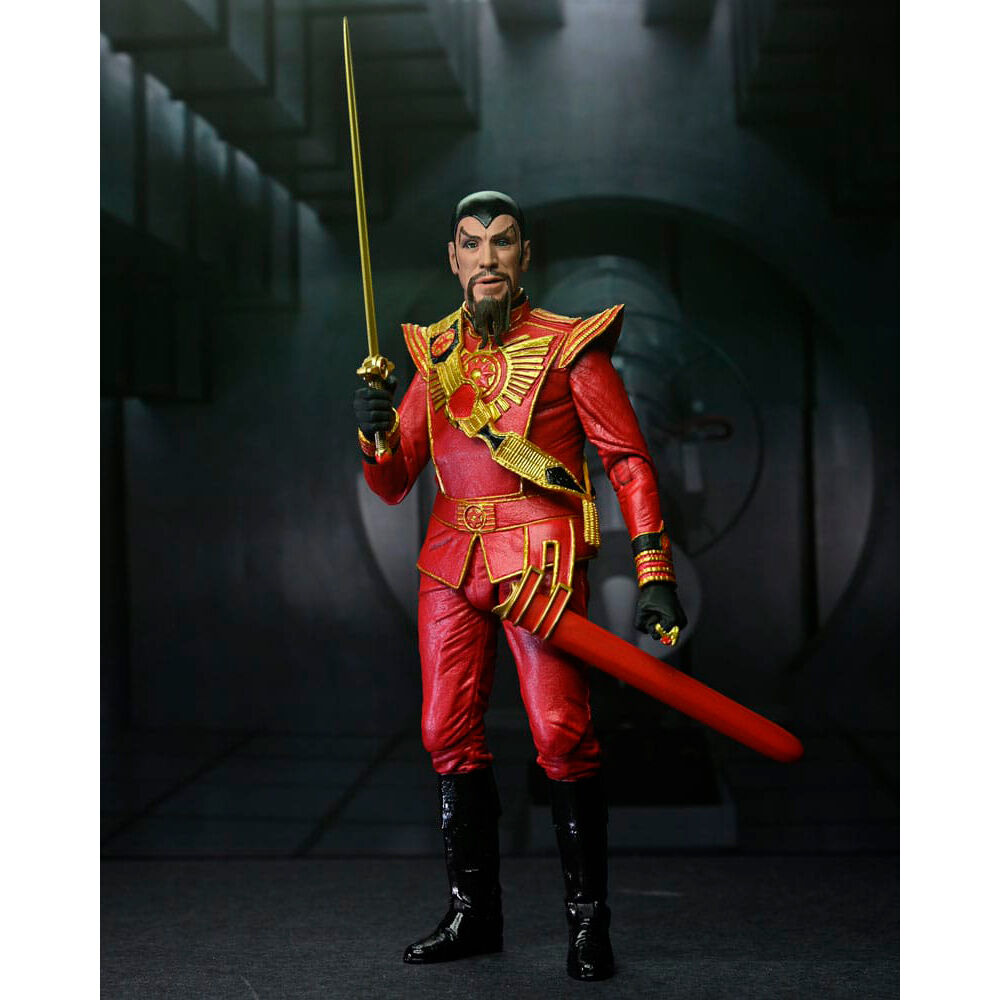 Imagen 3 - Figura Ultimate Ming Red Military Outfit Flash Gordon 1980 18Cm