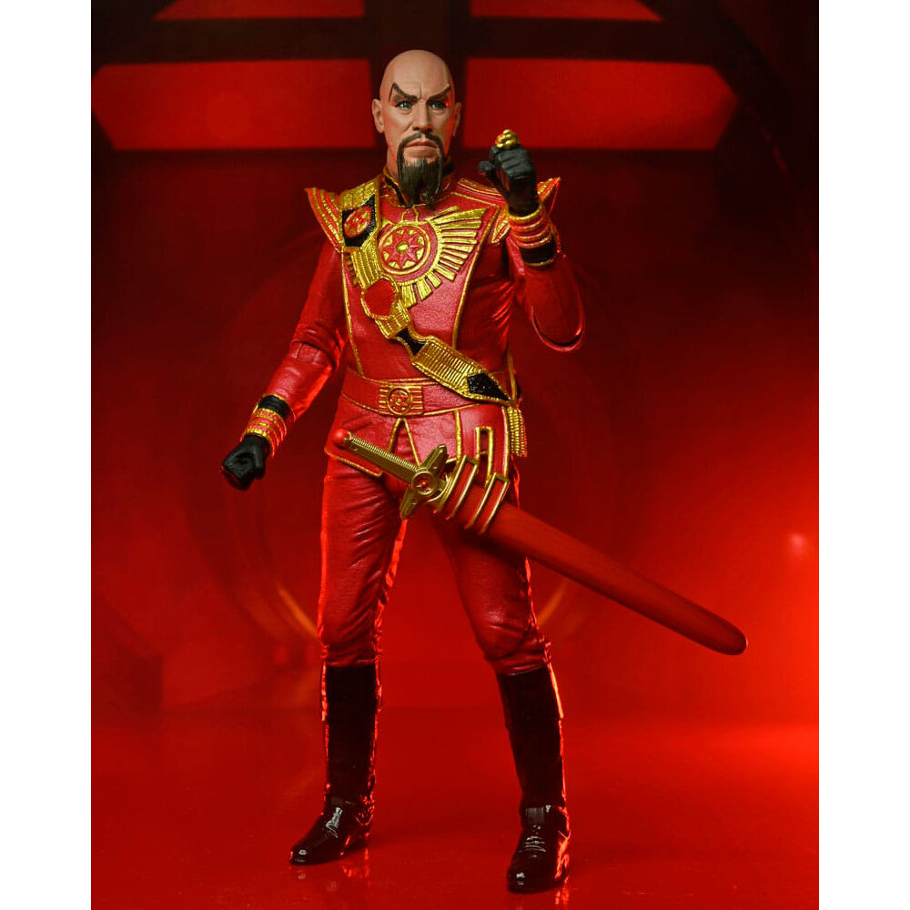 Imagen 5 - Figura Ultimate Ming Red Military Outfit Flash Gordon 1980 18Cm