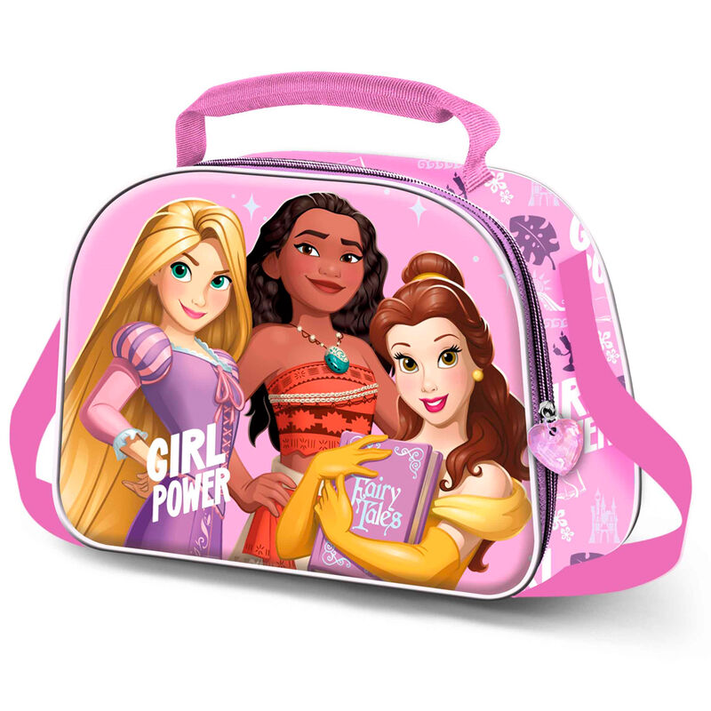 Imagen de Bolsa Portameriendas 3D Princesas Disney parte de nuestra colección en Espadas y más, sitio oficial.