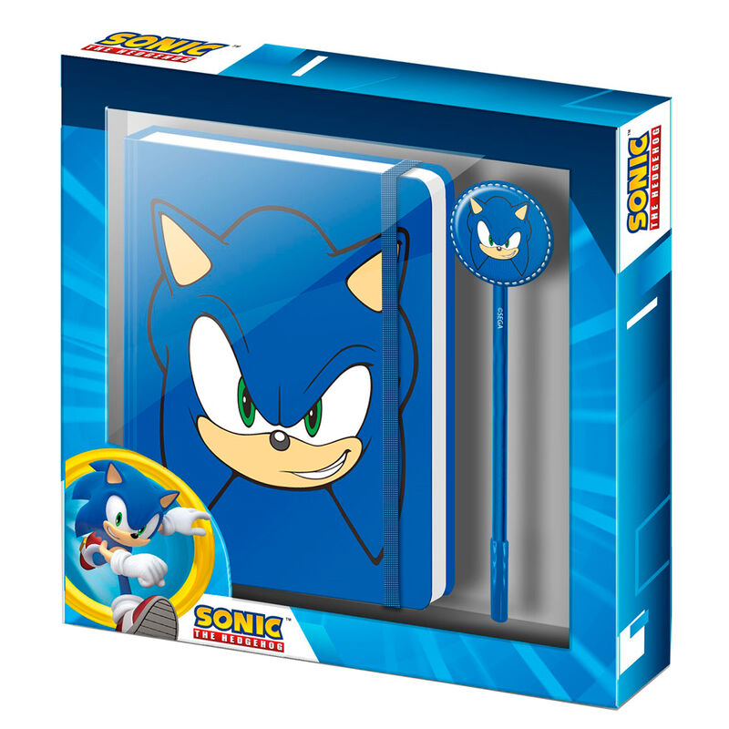 Imagen de Diario + Boligrafo Sonic The Hedgehog parte de nuestra colección en Espadas y más, sitio oficial.