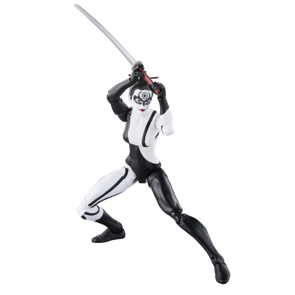 Imagen de Figura Marvel Lady Bullseye Knights Legends Series Marvel 15Cm parte de nuestra colección en Espadas y más, sitio oficial.