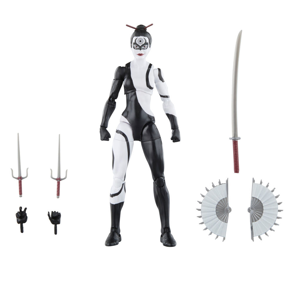 Imagen de Figura Marvel Lady Bullseye Knights Legends Series Marvel 15Cm parte de nuestra colección en Espadas y más, sitio oficial.