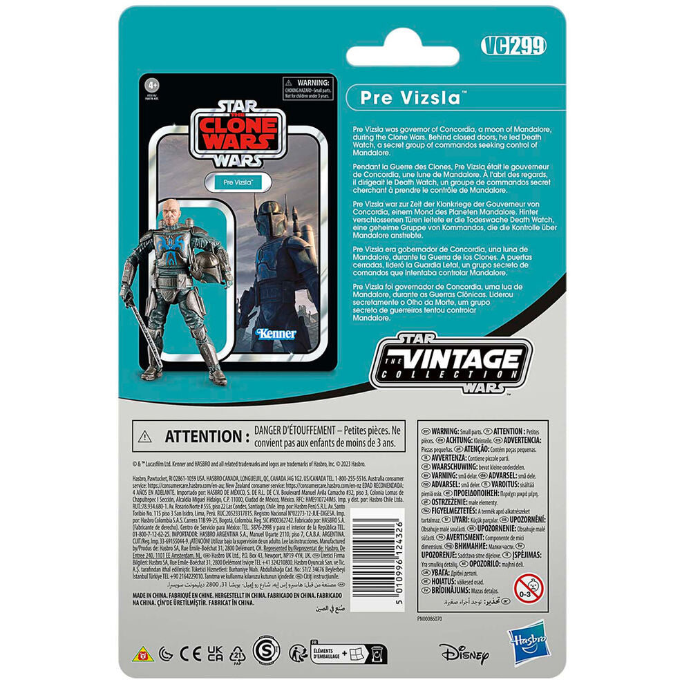 Imagen 8 - Figura Pre Vizsla The Clone Wars Star Wars 9,5Cm