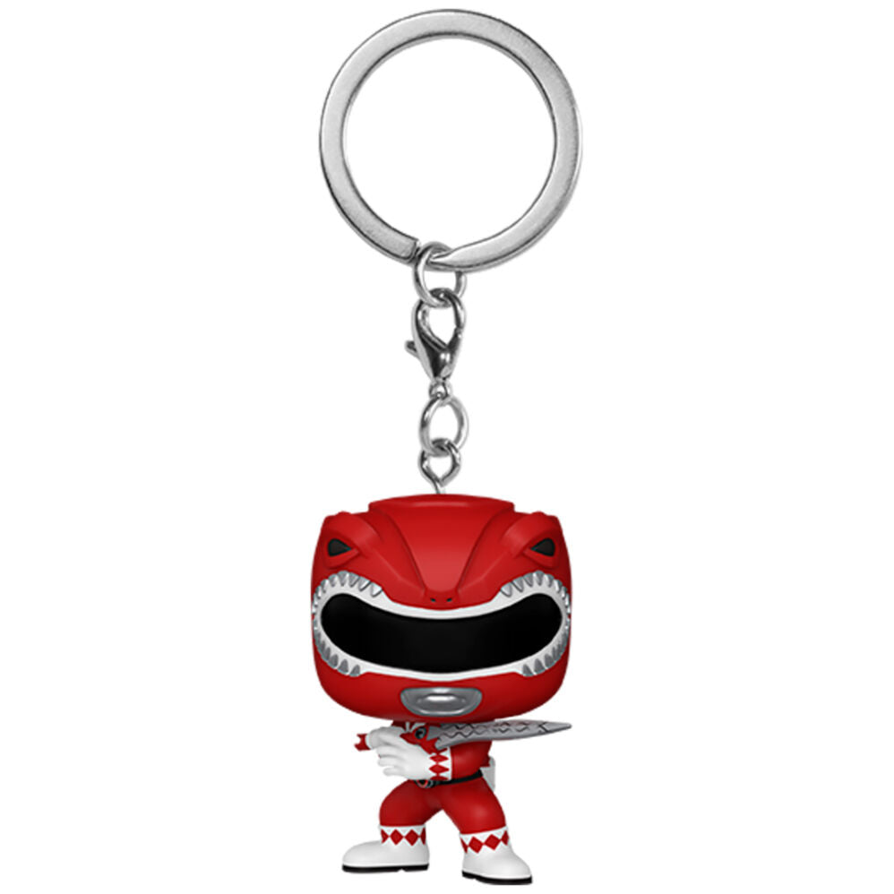 Imagen de Llavero Pocket Pop Power Rangers 30Th Anniversary Red Ranger parte de nuestra colección en Espadas y más, sitio oficial.