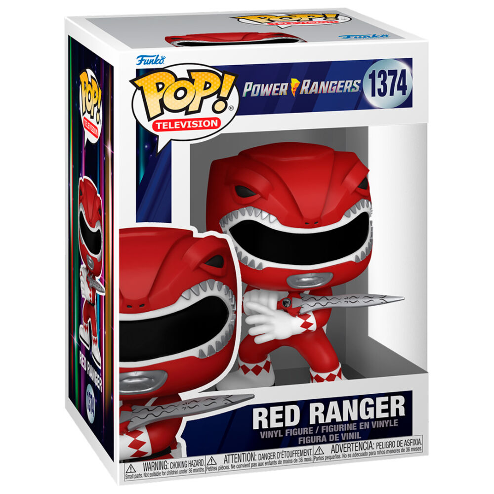 Imagen 2 de Figura Pop Power Rangers 30Th Anniversary Red Ranger