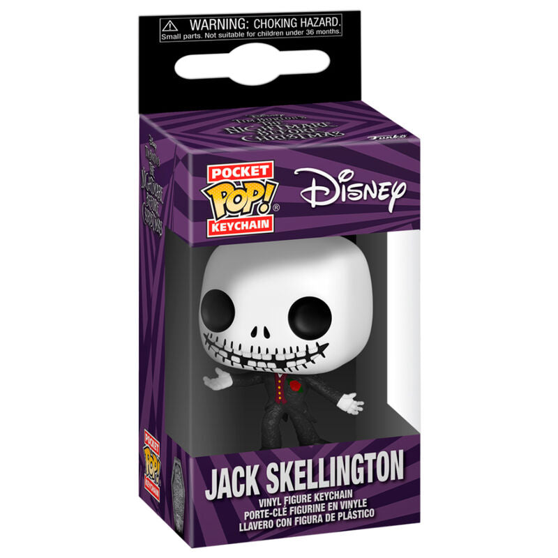 Imagen 2 - Llavero Pocket Pop Disney Pesadilla Antes De Navidad 30Th Anniversary Jack Skellington