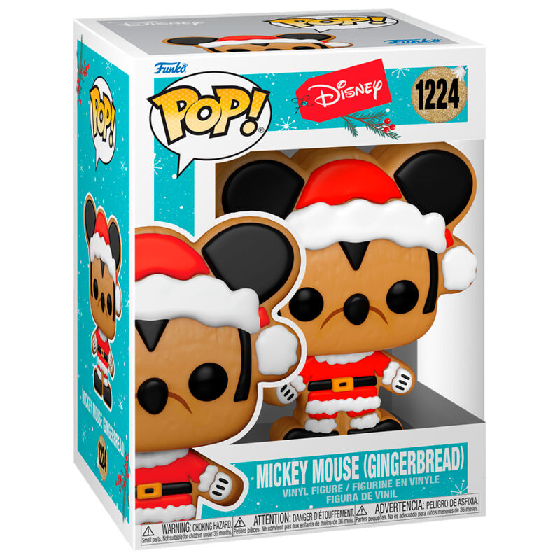 Imagen de Figura Pop Disney Holiday Mickey Mouse Gingerbread parte de nuestra colección en Espadas y más, sitio oficial.