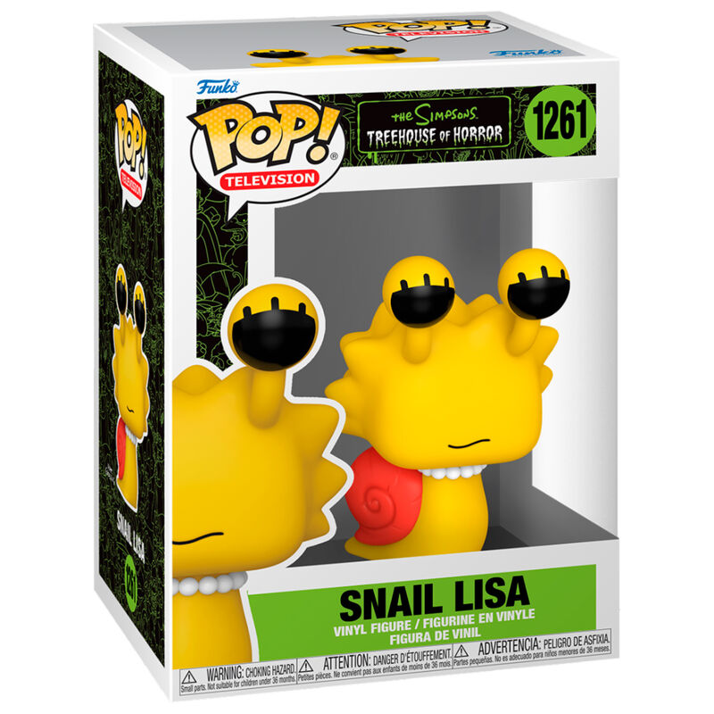 Imagen de Figura Pop Los Simpsons Snail Lisa parte de nuestra colección en Espadas y más, sitio oficial.