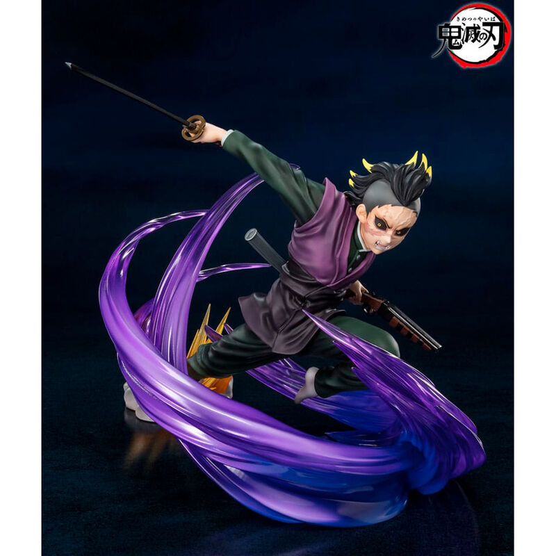 Imagen 3 - Figura Figuarts Zero Genya Shinazugawa Demon Slayer Kimetsu No Yaiba 17Cm