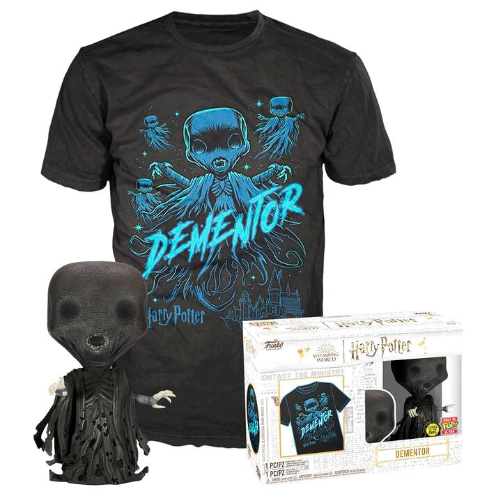 Imagen 1 - Set Figura Pop & Tee Harry Potter Dementor