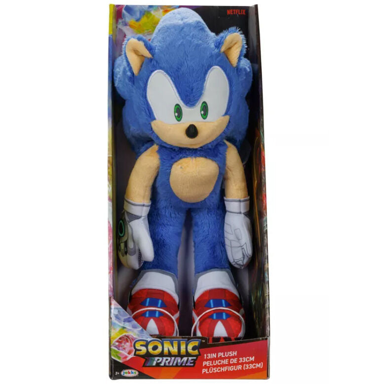 Imagen de Peluche Sonic Prime 32Cm parte de nuestra colección en Espadas y más, sitio oficial.