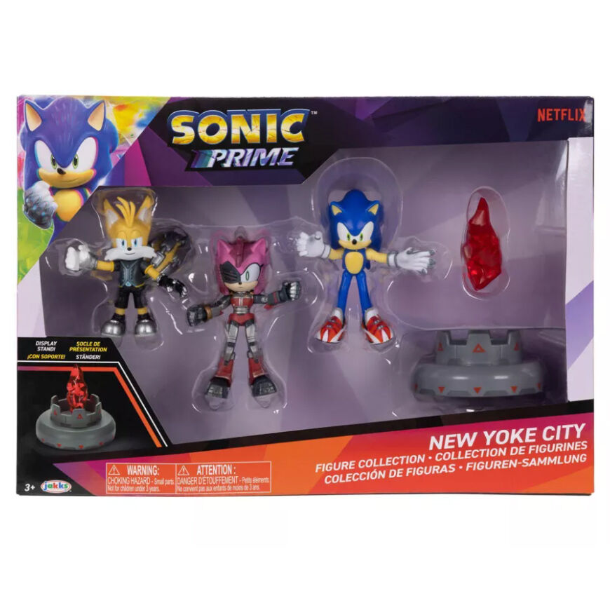 Imagen 1 - Blister Figuras New Yoke City Sonic Prime 6Cm