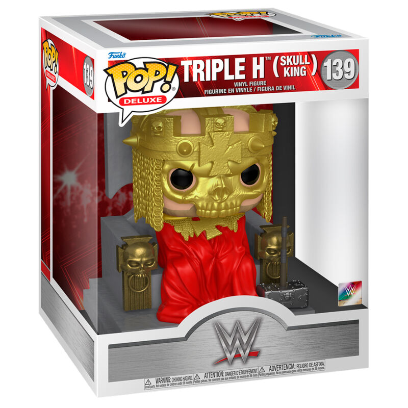 Imagen de Figura Pop Deluxe Wwe Triple H Skull King parte de nuestra colección en Espadas y más, sitio oficial.