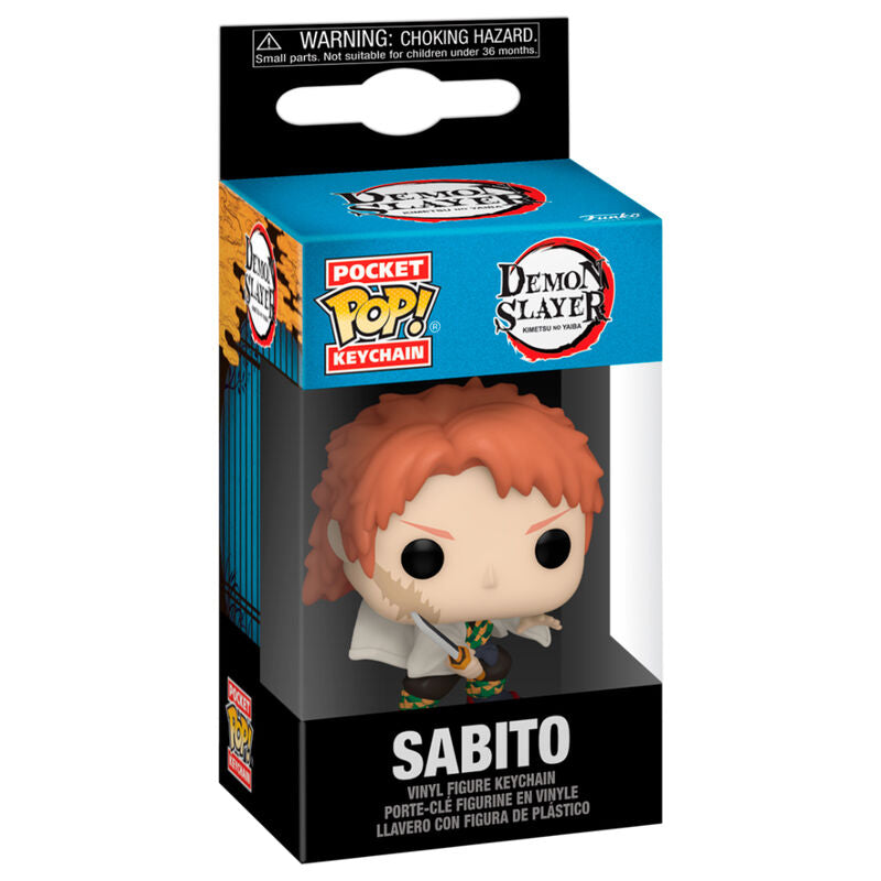 Imagen de Llavero Pocket Pop Demon Slayer Sabito parte de nuestra colección en Espadas y más, sitio oficial.