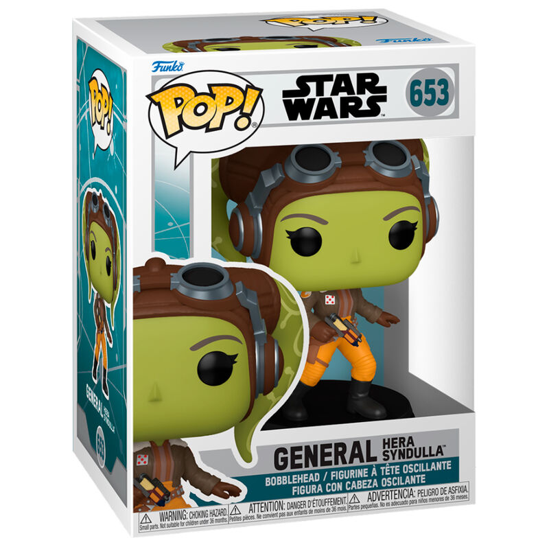 Imagen de Figura Pop Star Wars Ahsoka General Hera Syndulla parte de nuestra colección en Espadas y más, sitio oficial.