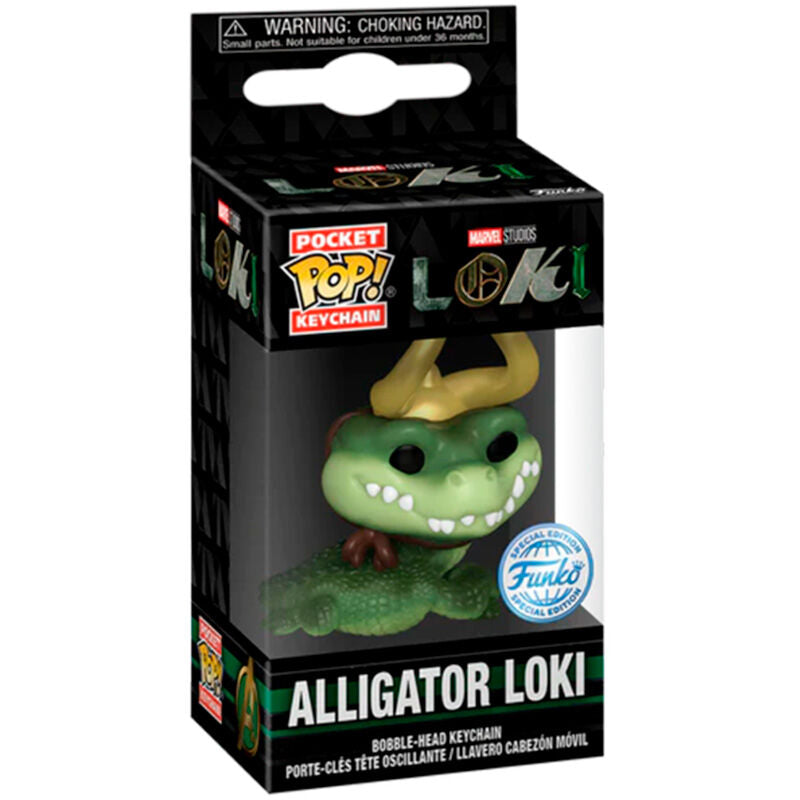 Imagen de Llavero Pocket Pop Marvel Loki Alligator Loki parte de nuestra colección en Espadas y más, sitio oficial.