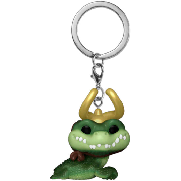 Imagen de Llavero Pocket Pop Marvel Loki Alligator Loki parte de nuestra colección en Espadas y más, sitio oficial.