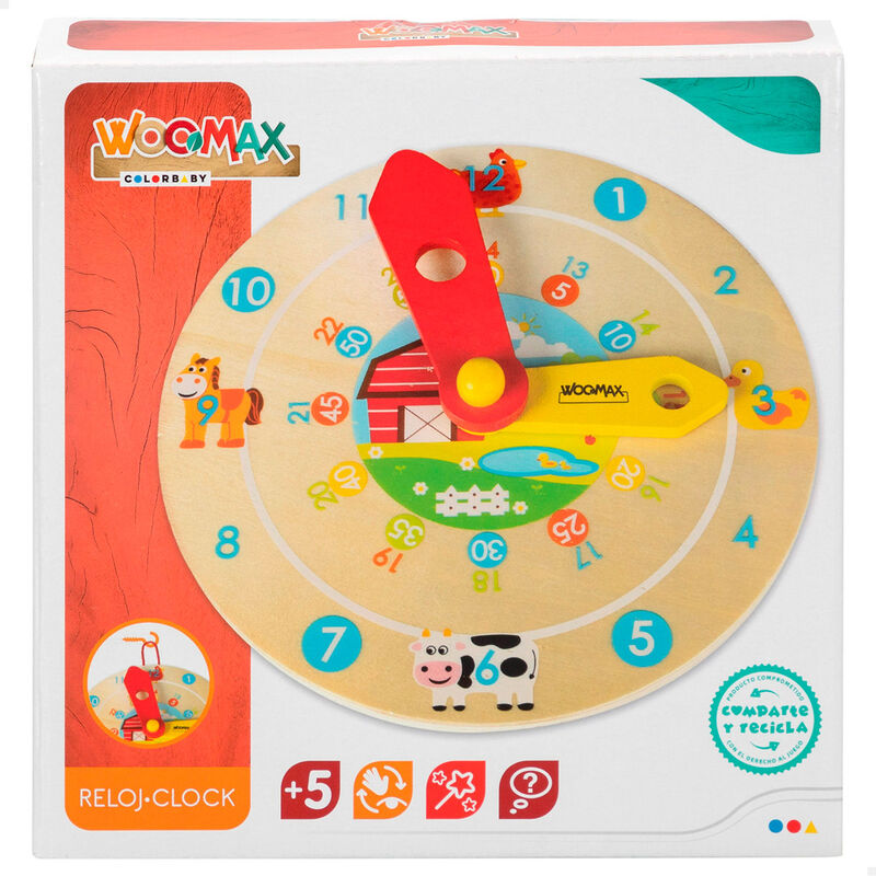 Imagen 2 - Reloj Educativo Madera