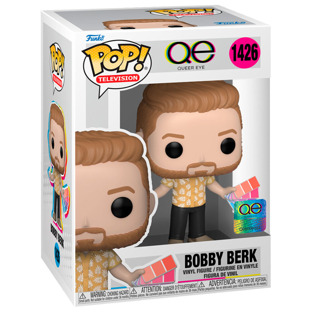 Imagen de Figura Pop Queer Eye Bobby Berk parte de nuestra colección en Espadas y más, sitio oficial.