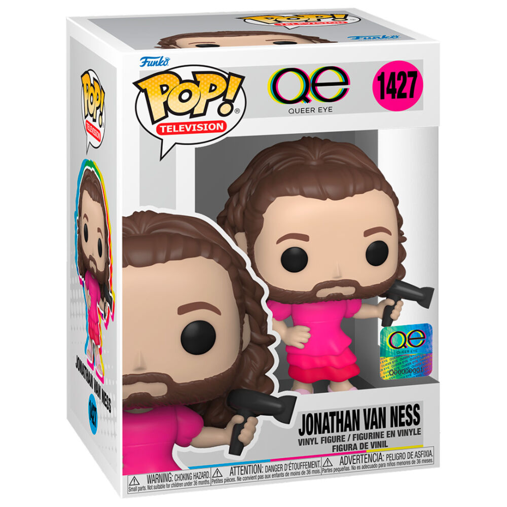 Imagen de Figura Pop Queer Eye Jonathan Van Ness parte de nuestra colección en Espadas y más, sitio oficial.