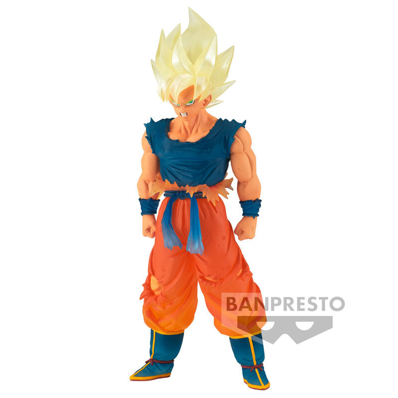 Imagen de Figura Super Saiyan Son Goku Clearise Dragon Ball Z 17Cm parte de nuestra colección en Espadas y más, sitio oficial.