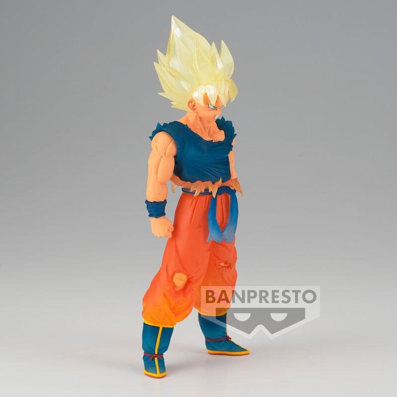 Imagen de Figura Super Saiyan Son Goku Clearise Dragon Ball Z 17Cm parte de nuestra colección en Espadas y más, sitio oficial.