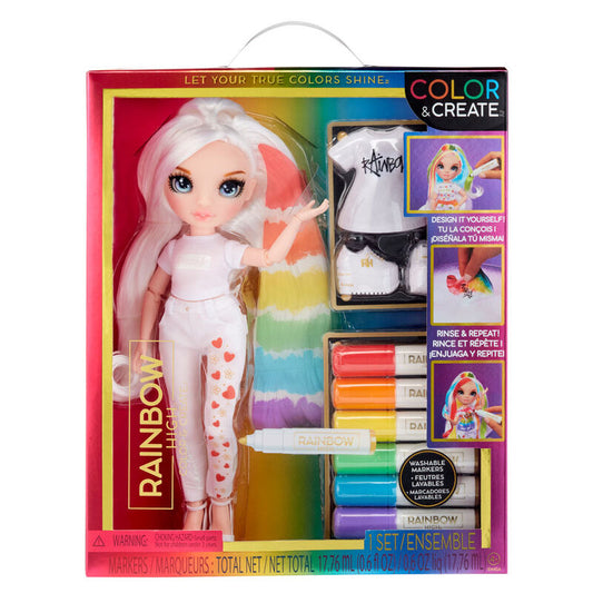 Imagen 2 - Muñeca Blue Eyes Rainbow High 26Cm