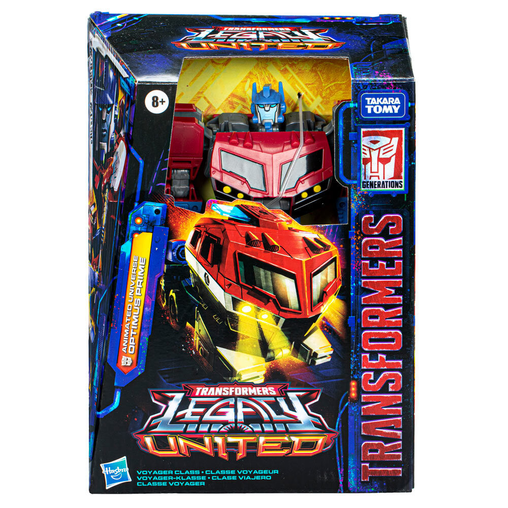 Imagen 2 - Figura Optimus Prime Animated Universe Voyager Class Legacy United Transformers 17,5Cm