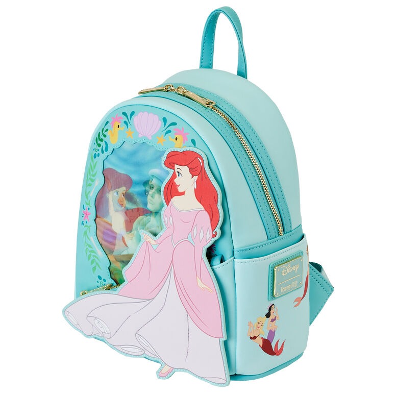 Imagen 3 - Mochila Lenticular Ariel La Sirenita Disney Loungefly 26Cm