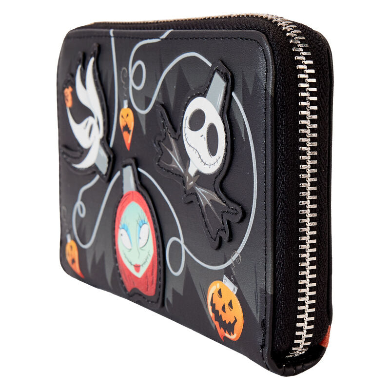 Imagen 3 - Cartera Arbol Luces Pesadilla Antes De Navidad Disney Loungefly