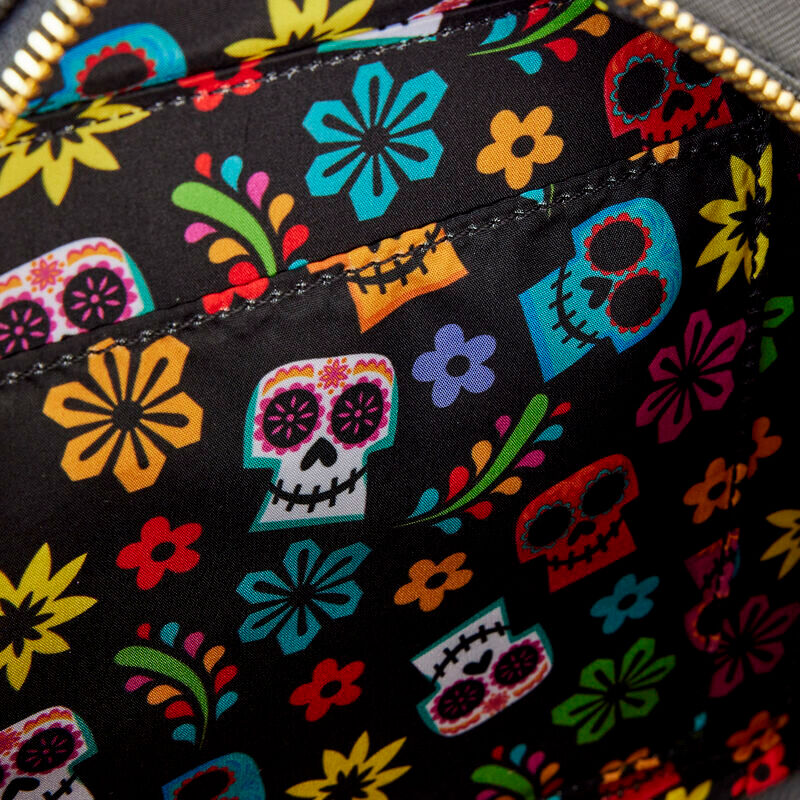 Imagen 6 - Bolso Miguel Calavera Floral Skull Coco Disney Loungefly