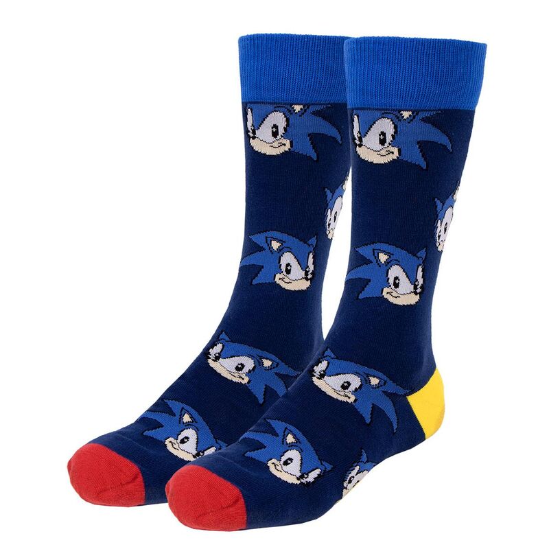 Imagen de Set 3 Calcetines Sonic The Hedgehog Adulto parte de nuestra colección en Espadas y más, sitio oficial.