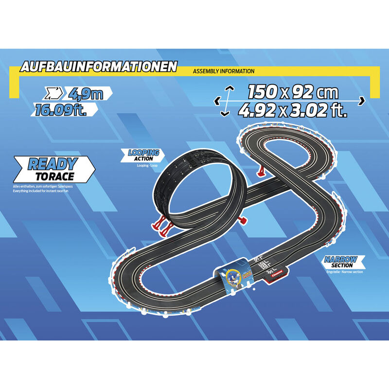 Imagen 4 - Circuito Carreras Sonic + Shadow Sonic The Hedgehog Carrera Go!!!