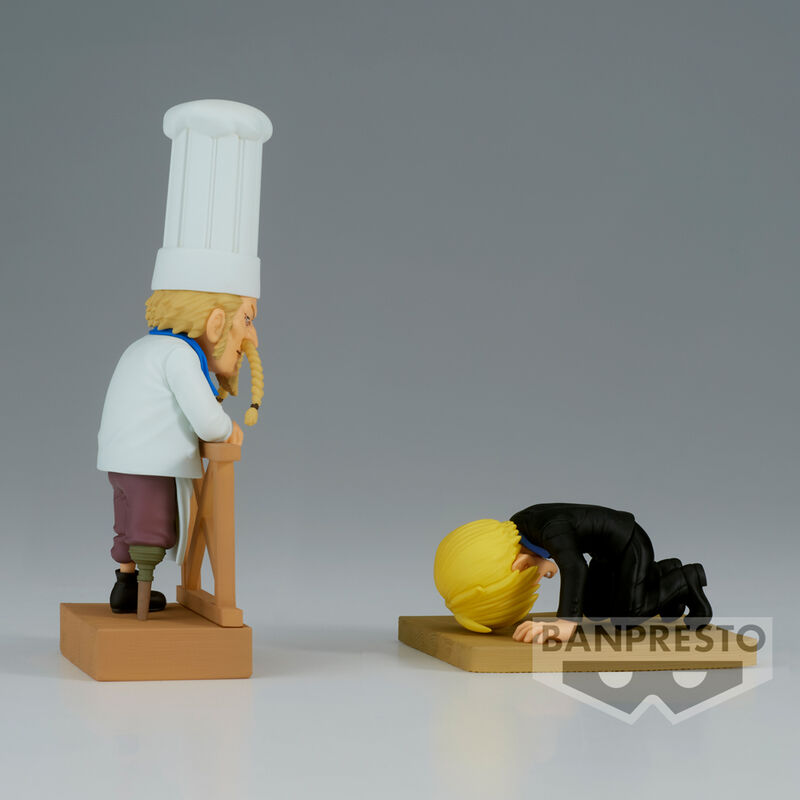 Imagen 2 de Figura World Collectable Sanji & Zeff 2 Wcf Log Series One Piece 8Cm