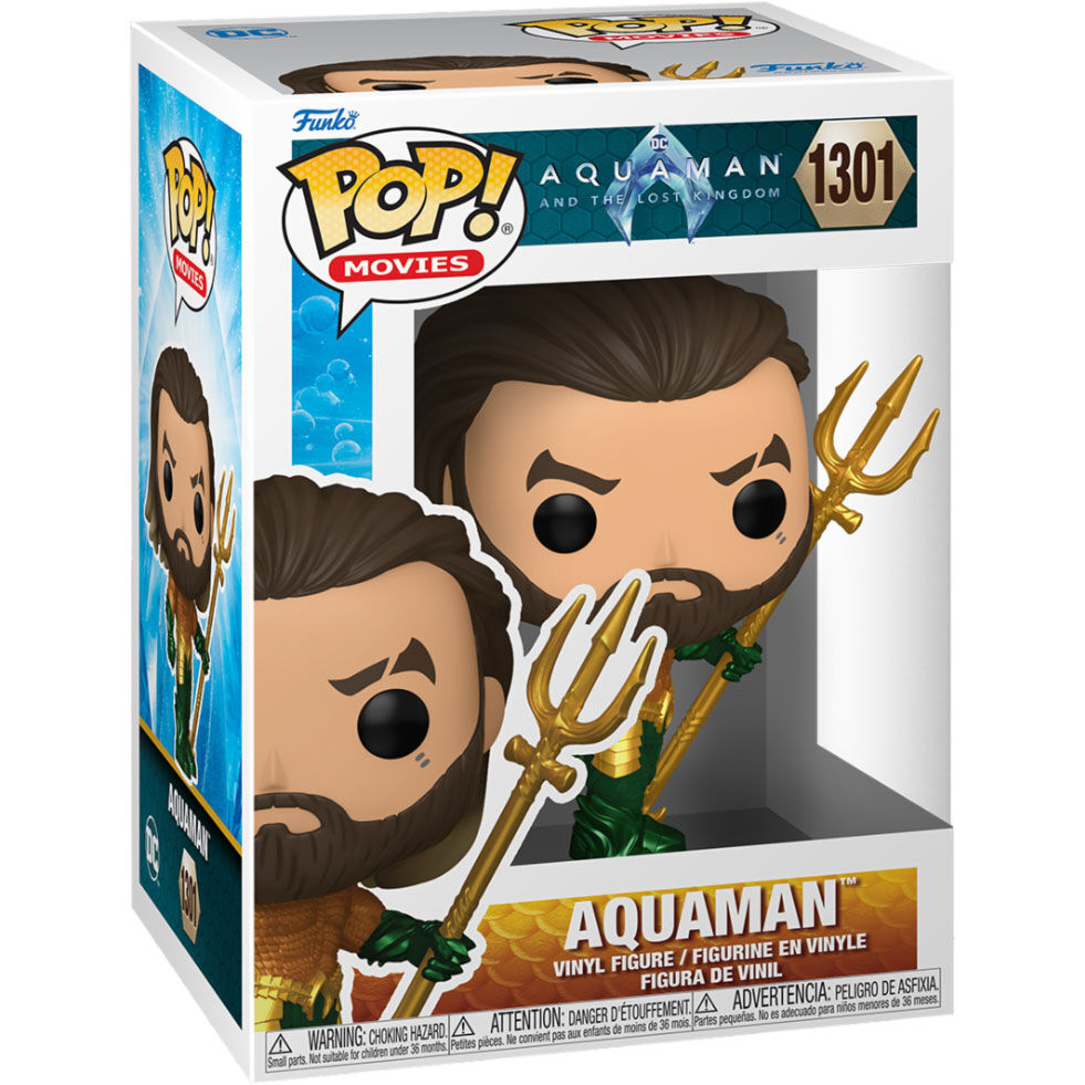Imagen 2 - Figura Pop Dc Comics Aquaman Y El Reino Perdido Aquaman