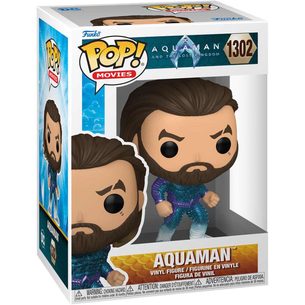 Imagen 2 - Figura Pop Dc Comics Aquaman Y El Reino Perdido Aquaman