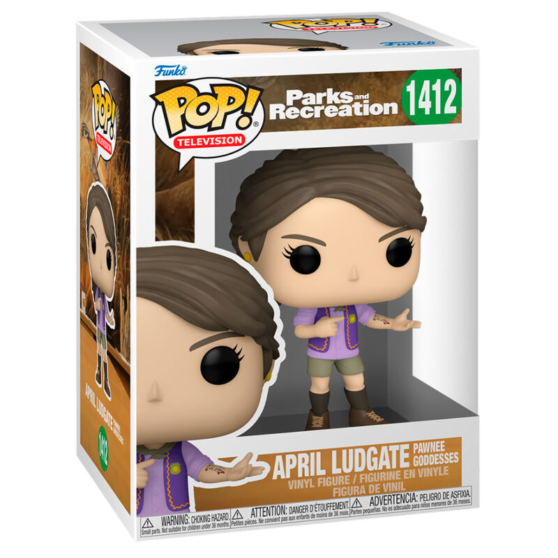 Imagen de Figura Pop Parks & Recreation April Goddess parte de nuestra colección en Espadas y más, sitio oficial.