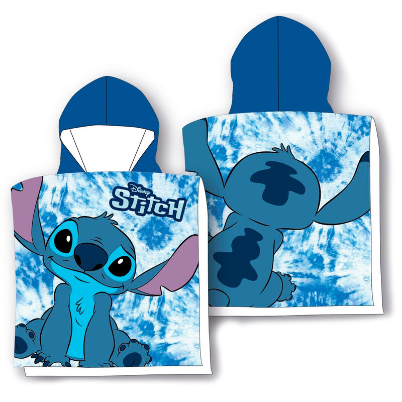 Imagen de Poncho Toalla Stitch Disney Microfibra 2 parte de nuestra colección en Espadas y más, sitio oficial.