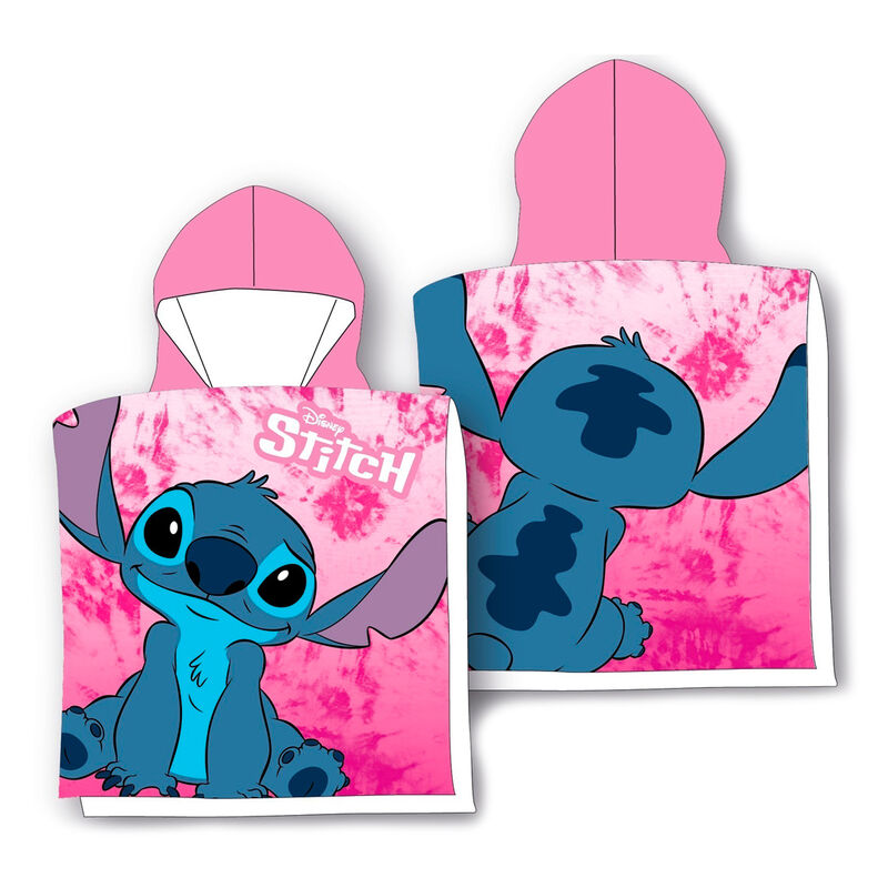 Imagen 1 de Poncho Toalla Stitch Disney Microfibra 4