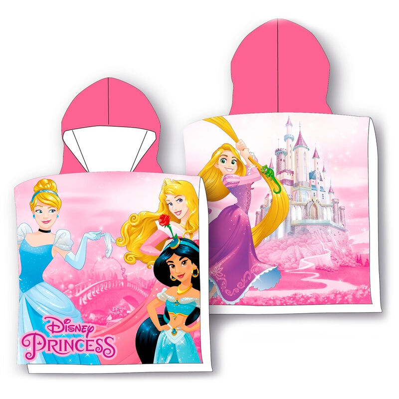 Imagen 1 - Poncho Toalla Princesas Disney Microfibra