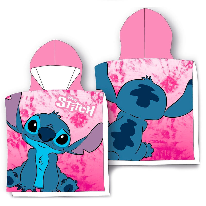 Imagen 1 - Poncho Toalla Stitch Disney Algodon