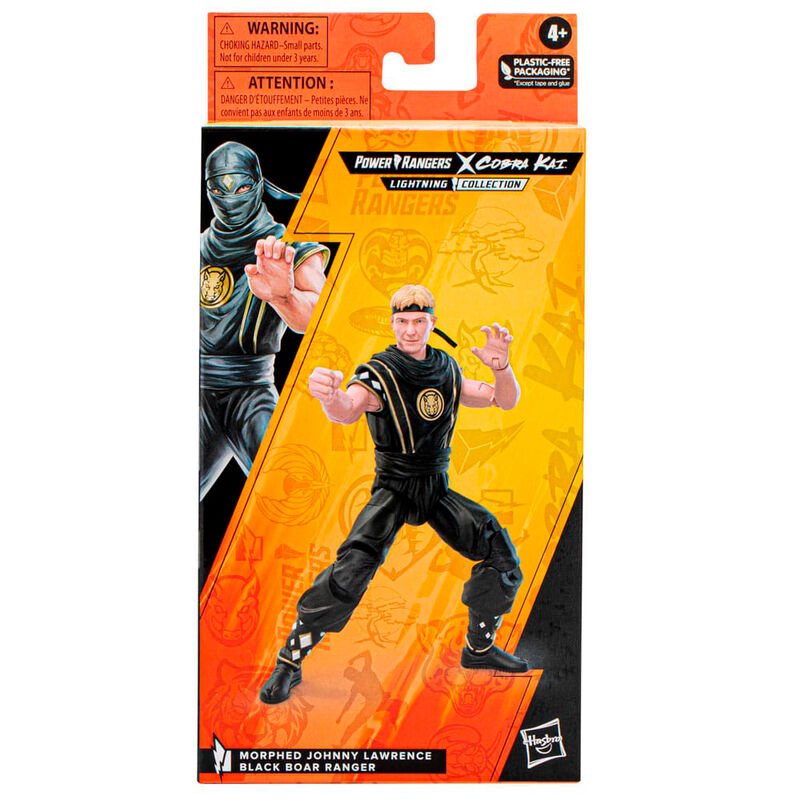 Imagen 1 - Figura Morphed Johnny Lawrence Black Boar Ranger Power Rangers X Cobra Kai Lightning 15Cm